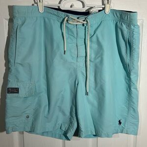 Polo Ralph Lauren Aqua swim trunks Board Shorts size XL